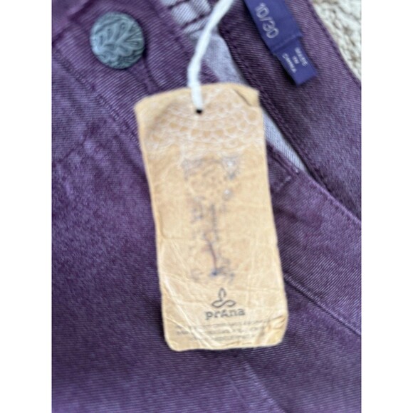 NWT Prana Women's Purple Skinny Jeans Cotton Blend Size 10 Ombre - Picture 4 of 7
